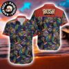 Rush Logo Floral Spirit of Radio All Over Print Summer Hawaiian Shirt