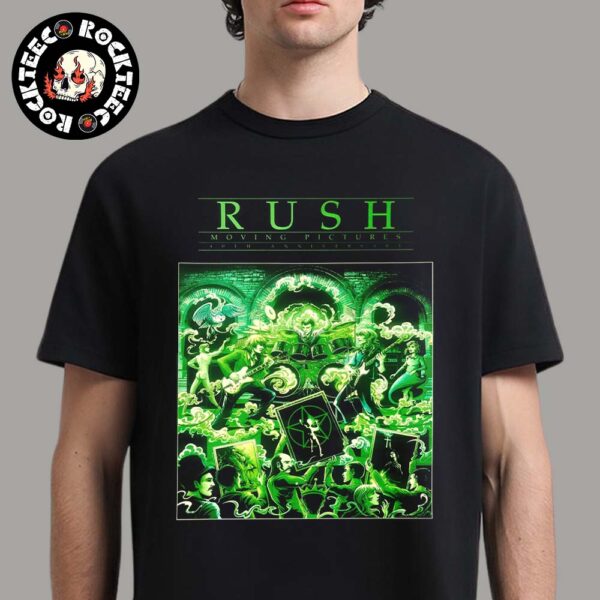 Rush Band Moving Pictures 40th Anniversary Classic T-Shirt