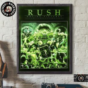 Rush Band Moving Pictures 40th Anniversary Wall Decor Poster Canvas