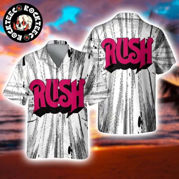 Rush Big Retro Logo Classic Hawaiian Shirt