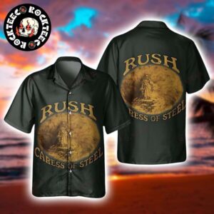 Rush Caress of Steel Album Cover Art Summer 2025 Hawaiian Shirt