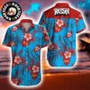 Rush Logo Floral Spirit of Radio All Over Print Summer Hawaiian Shirt