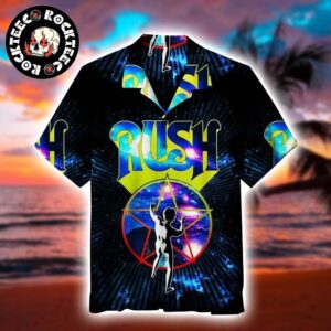 Rush Rock Band Cosmic Star Artwork Gift For Fans Summer 2025 Hawaiian Shirt