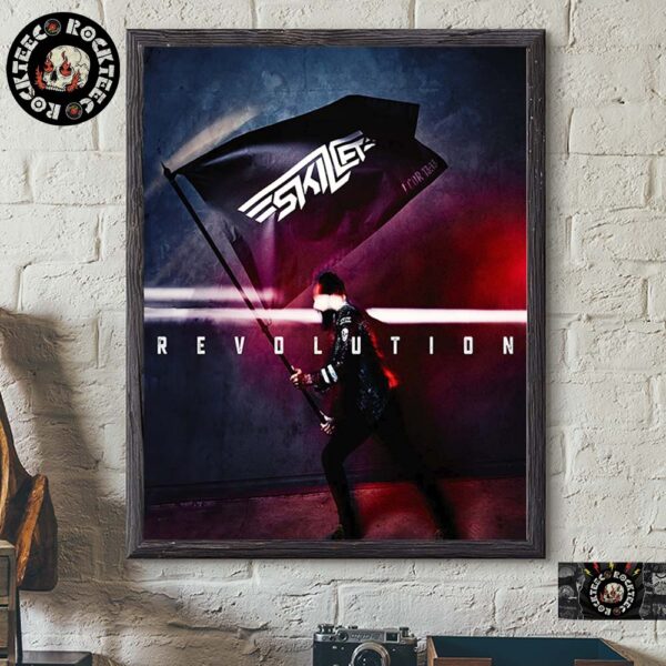 Skillet Revolution Album Cover Home Decor Poster Canvas