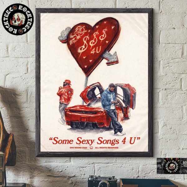 Some Sexy Songs 4 U Drake X Partynextdoor Album Art Home Decor Poster Canvas