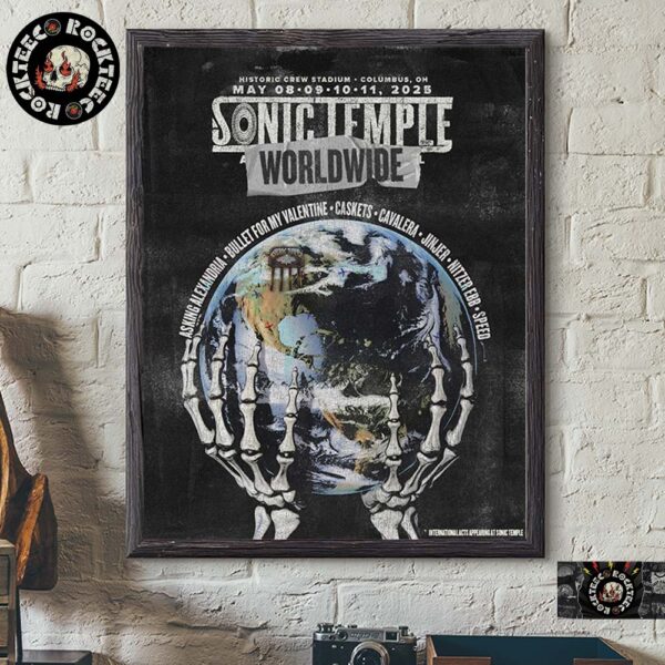 Sonic Temple Worldwide In Columbus Ohio At Historic Crew Stadium On May 8 9 10 11 2025 International Powerhouses Home Decor Poster Canvas