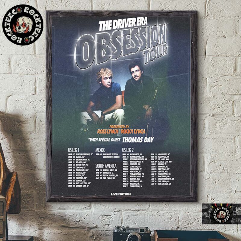 The Driver Era Obsession Tour 2025 Tour Dates Home Decor Poster Canvas