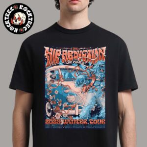 The Hip Abduction 2025 Winter Tour East Coast The Yeti Pulling A Volkswagen Van Artwork With Tour Dates Unisex T-Shirt