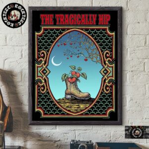 The Tragically Hip Concept Poster Based On Boots And Hearts Song Home Decor Poster Canvas