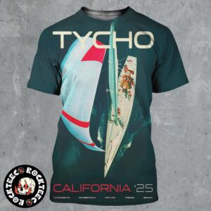 Tycho California 2025 Wish You Were Here Tour All Over Print Shirt