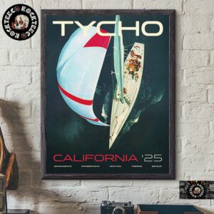 Tycho California 2025 Wish You Were Here Tour Home Decor Poster Canvas