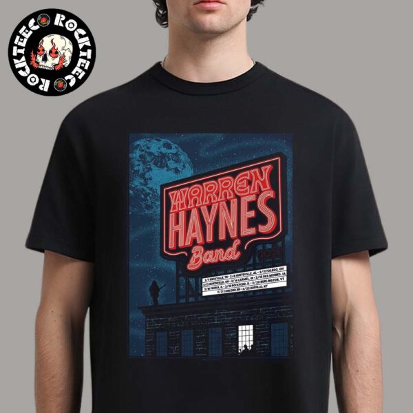 Warren Haynes Band 2025 Tour Poster Unisex T-Shirt