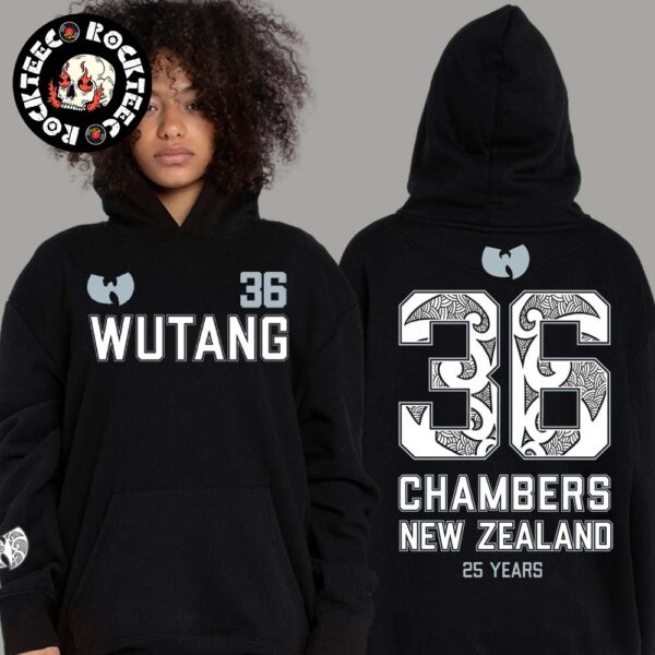 Wu Tang Clan 36 Chambers New Zealand Tour 2025 Mandala Style Unisex Hoodie